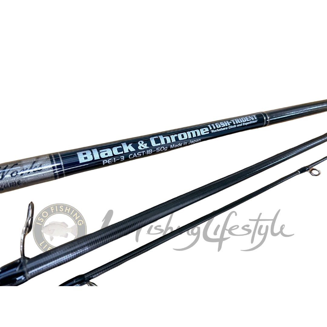 MC Works 2024 Black & Chrome BC116SH-T Trident 3pc