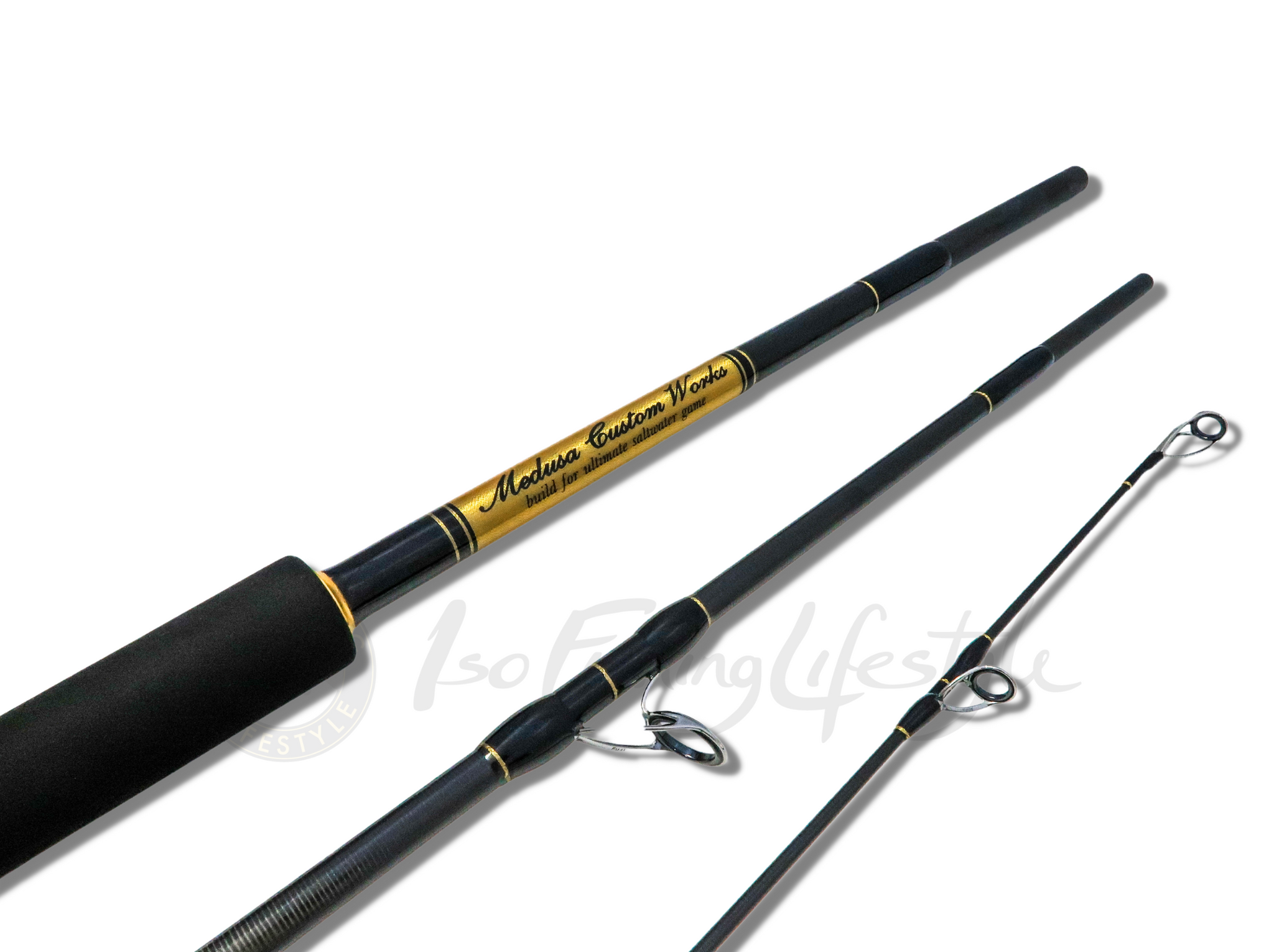 MC WORKS' Explosion EX837HF-TRIDENT Casting Rod