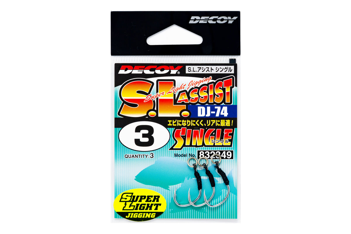 Decoy S.L (Superlight) Assist Hook DJ-74 – Isofishinglifestyle