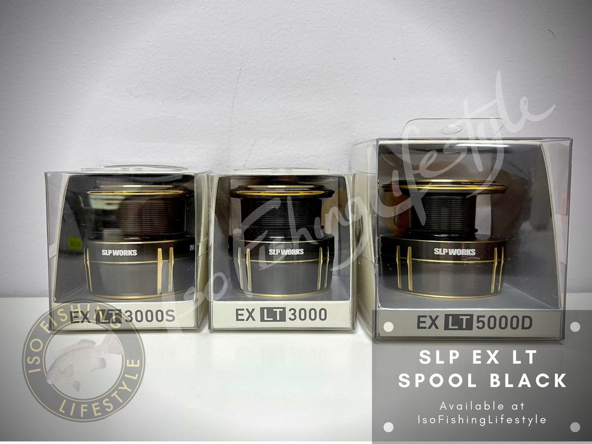 SLP Works EX LT Black Spool – Isofishinglifestyle