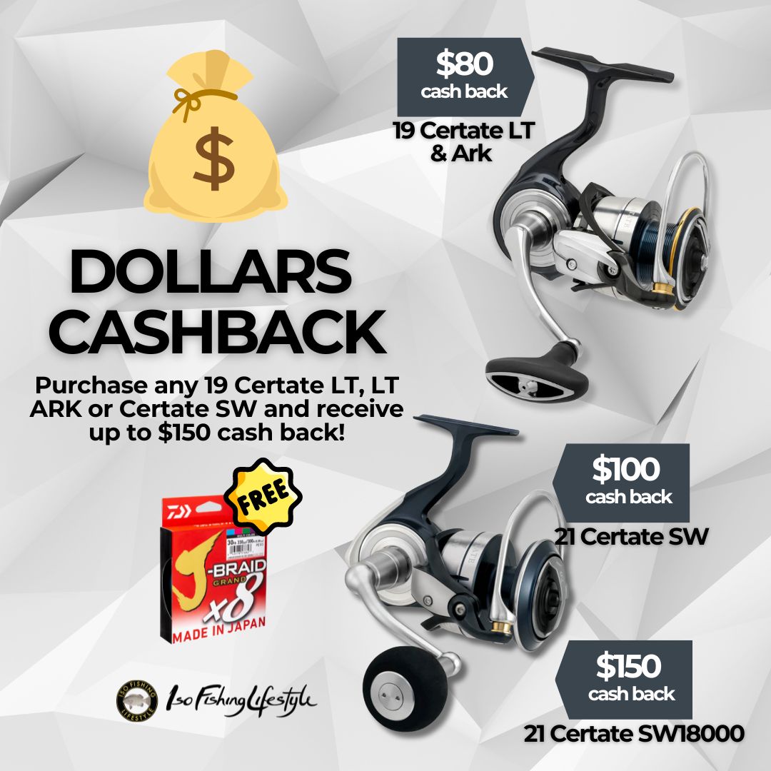 The Daiwa Dollars Cash Back offer is finally here‼😍 You can Claim