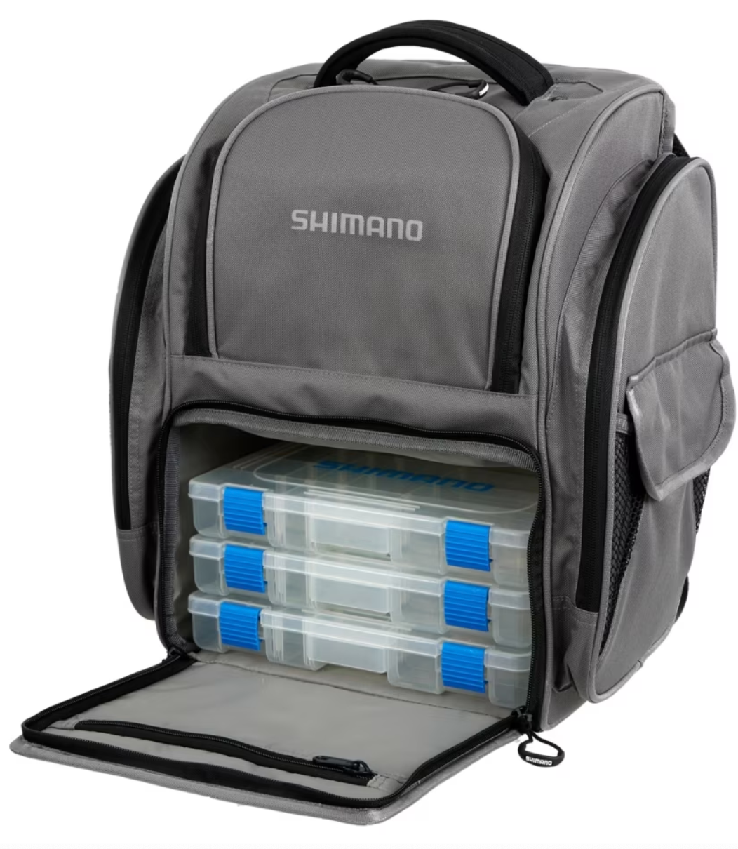 Shimano 23 Back Pack & Tackle Box Large – Isofishinglifestyle