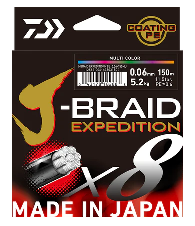 Daiwa J-Braid Expedition x8 Multi – Isofishinglifestyle