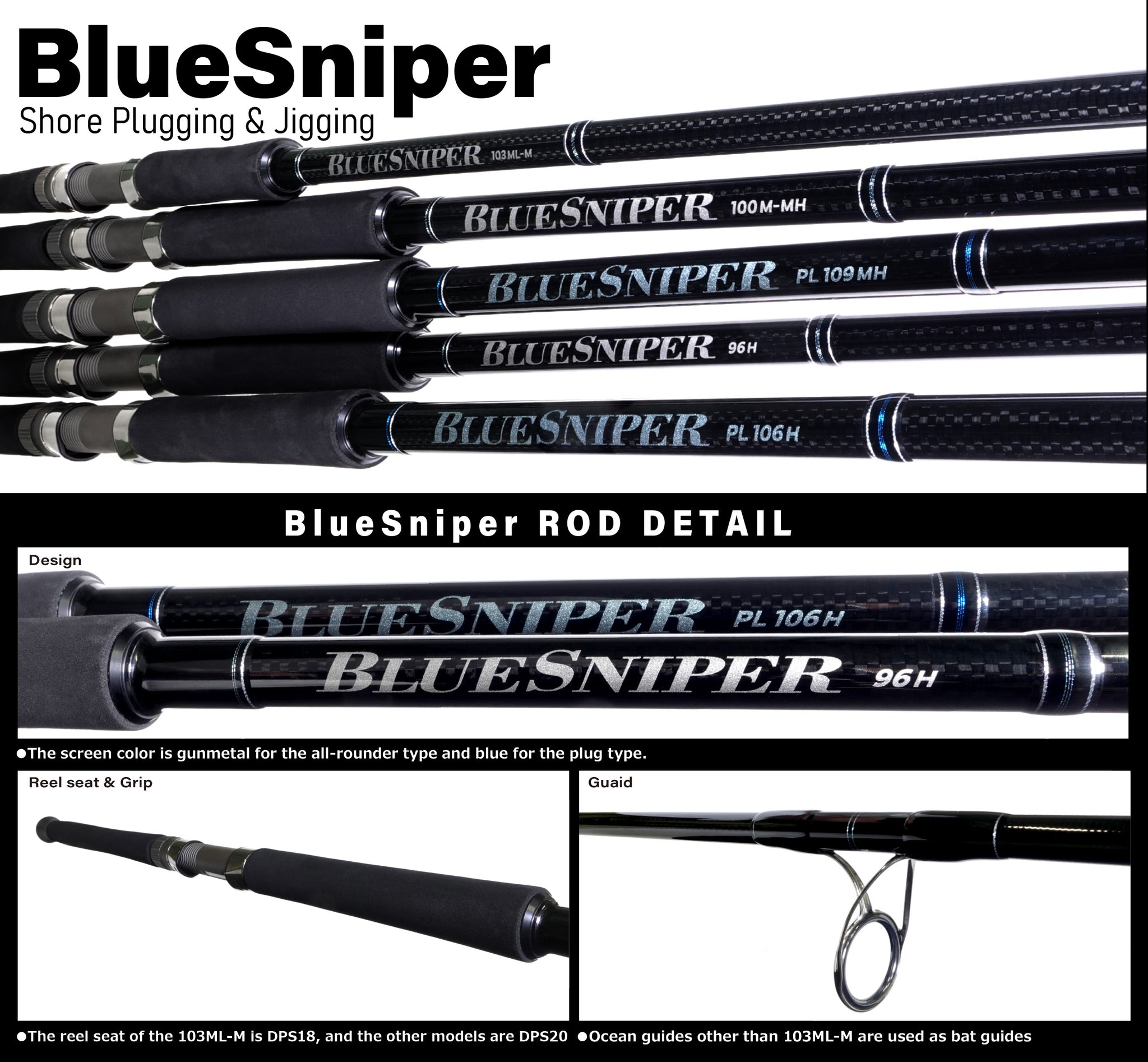 ロッド YAMAGA Blanks BlueSniper 103ML-M Yamaga Blanks BlueSniper 103ML-M – Isofishinglifestyle