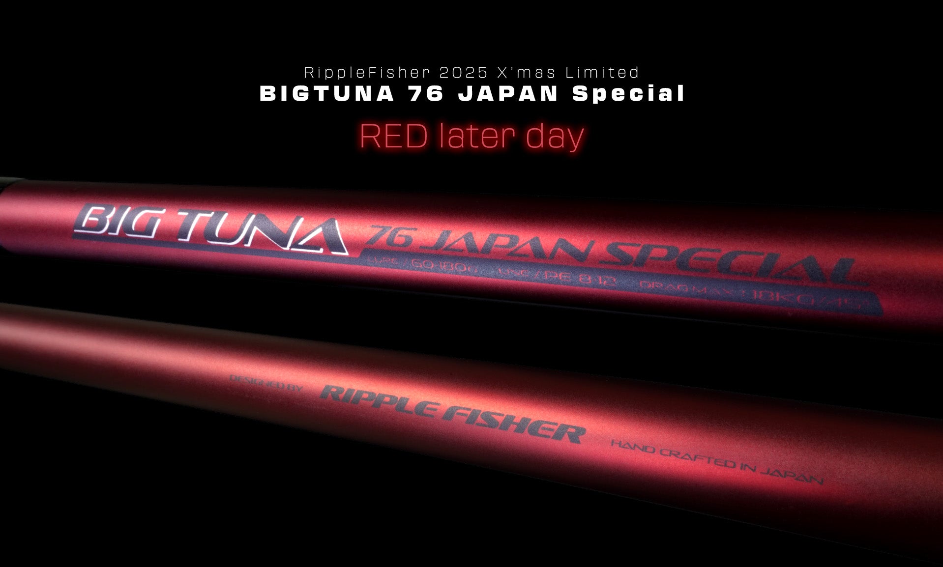 Ripple Fisher Big Tuna 76 Japan 2024 Special X-mas Red