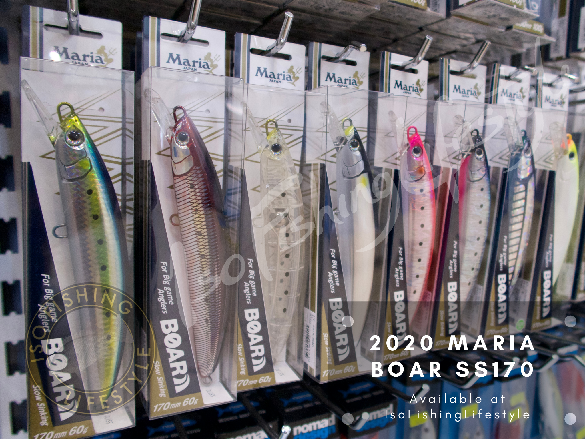 Maria Boar SS170 Jerking Minnow 60 Gramm Sinking Köder Maria Boar SS170 Jerking Minnow 60 Gramm Sinking Köder