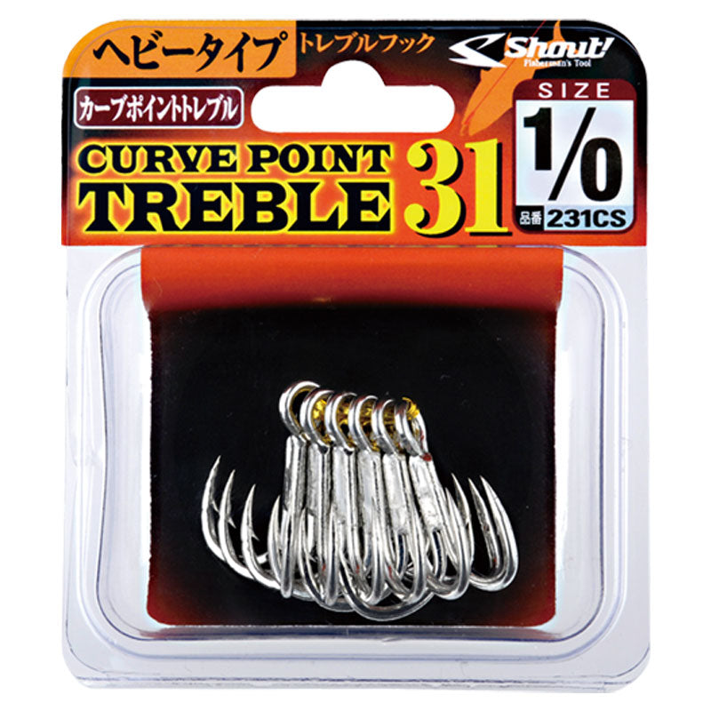 Shout Curve Point Treble Hook 31 – Isofishinglifestyle