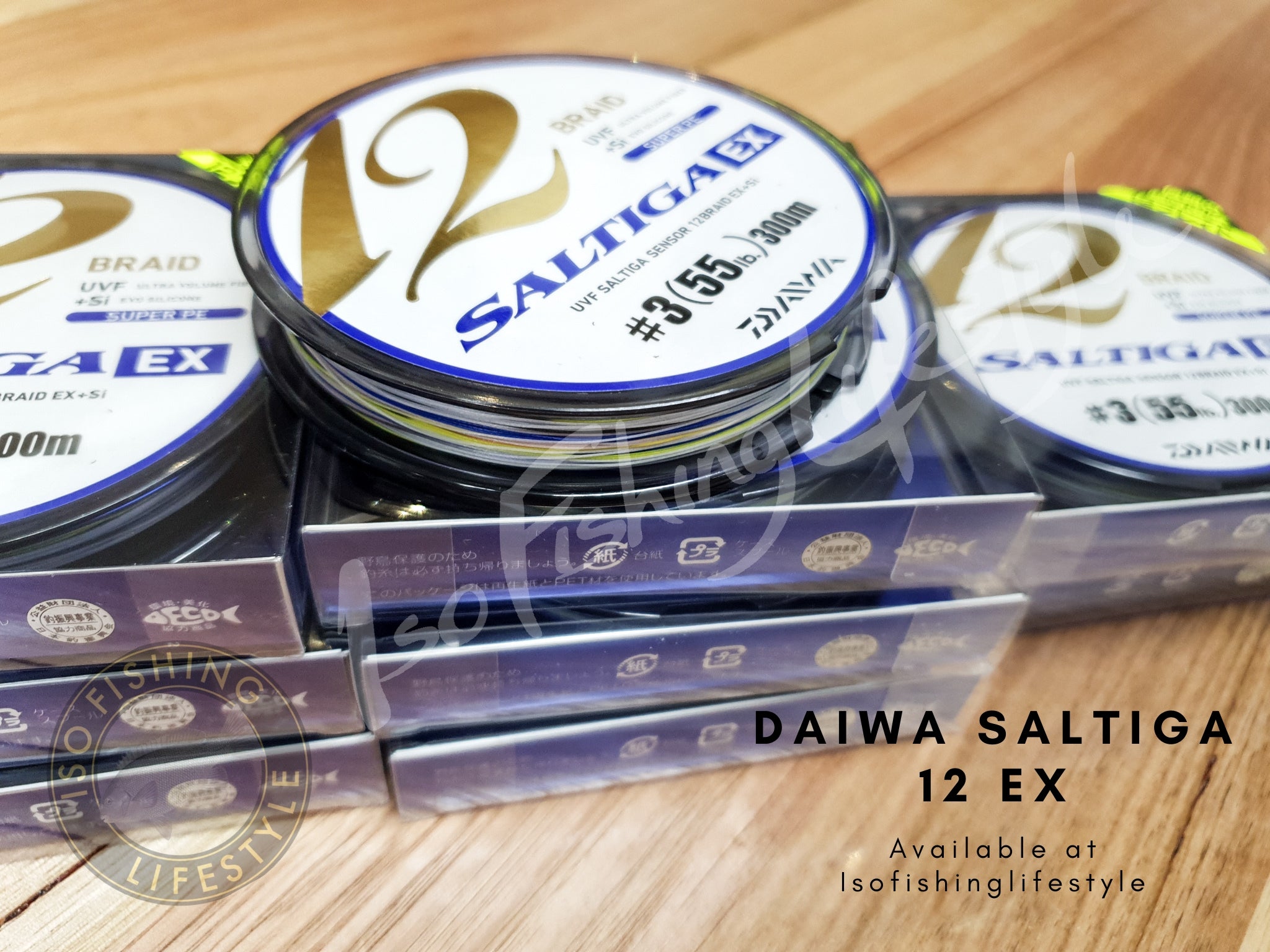 Daiwa New Saltiga 12 EX UVF Braid PE Line