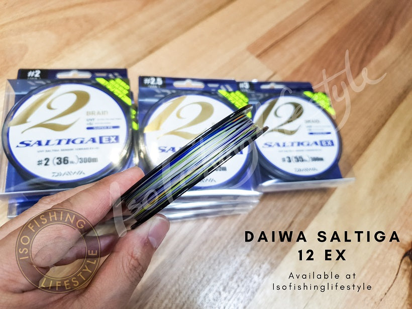 Daiwa New Saltiga 12 EX UVF Braid PE Line – Isofishinglifestyle