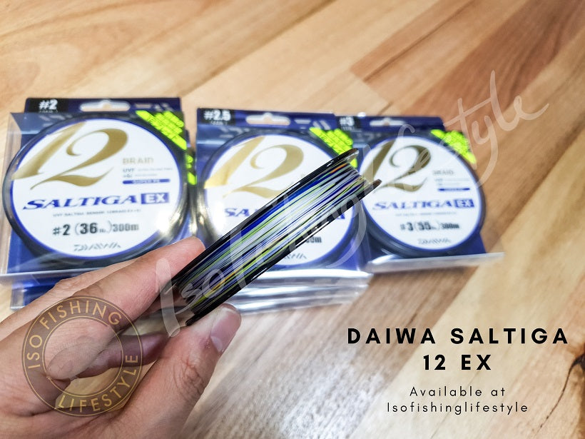 Daiwa Saltiga 12号 EX PEライン 300m DAIWA SALTIGA 12 BRAID EX 300M - Monster-Bite.com