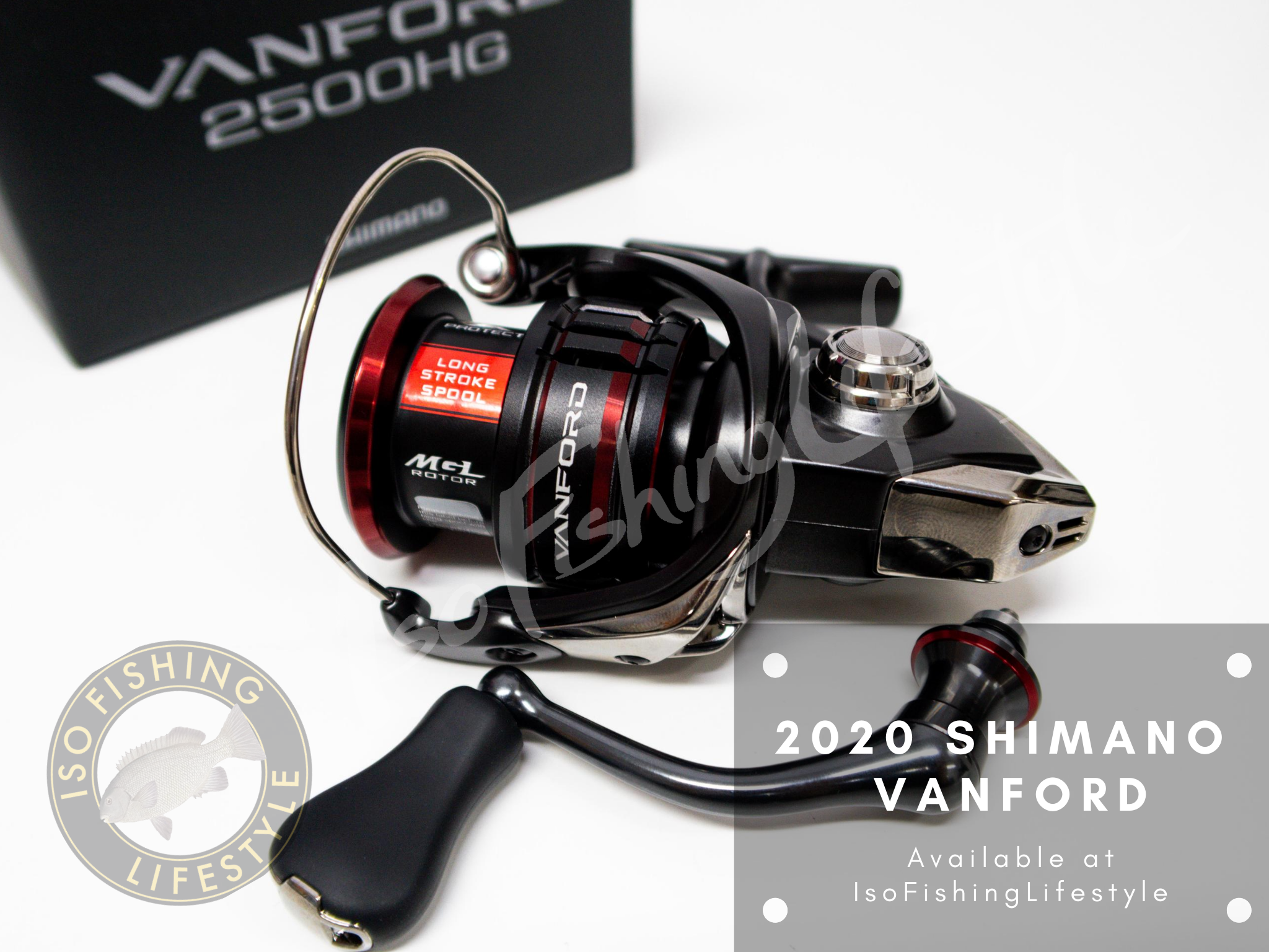 Shimano Fishing Vanford XG Spinning Reel Black