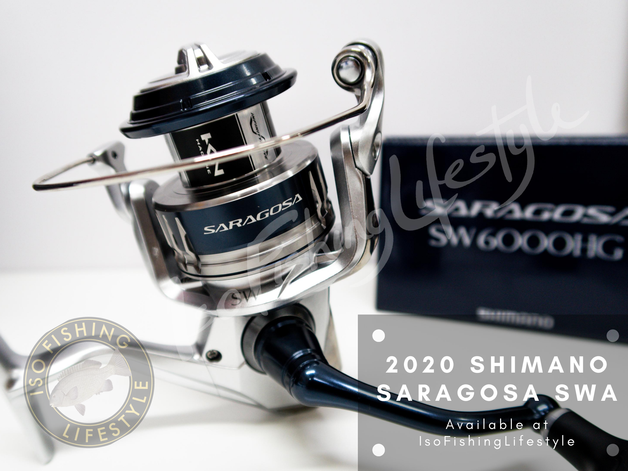 Shimano Saragosa SW 20000 Fishing Reel - Silver: Buy Online at
