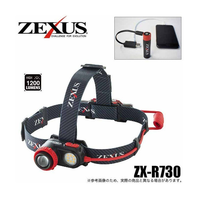 Zexus ZX-R730 1200 Lumen Rechargable Headlamp – Isofishinglifestyle