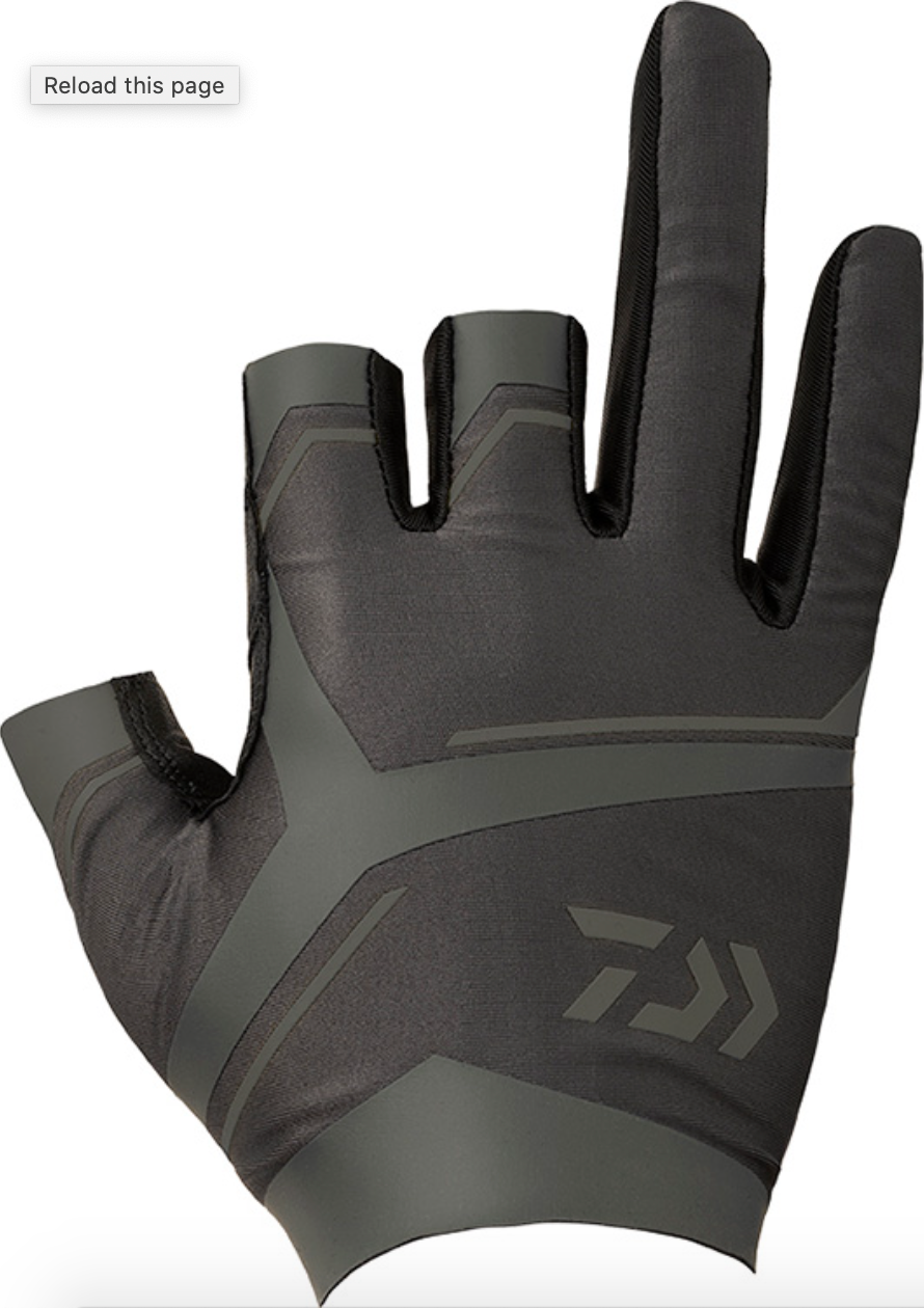 Daiwa 3 Cut Stretch Fit Gloves With Pad DG-6022 – Isofishinglifestyle