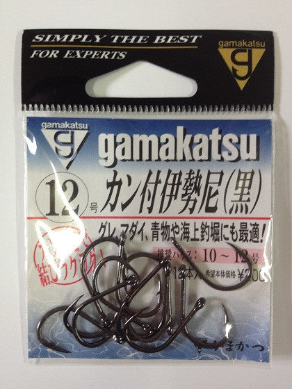 Gamakatsu Iseama Black (Hook 5) – Isofishinglifestyle