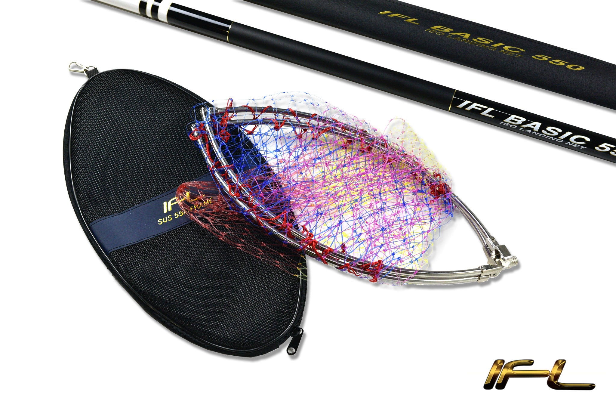 basic fishing net IFL Basic Iso Landing Net 550 Set – Isofishinglifestyle