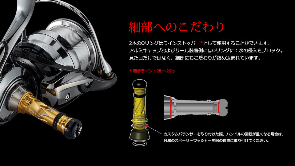 リール LIvRE Custom Balancer Type 2 C1 Livre Balancer Type II Outside Model (Long) – Isofishinglifestyle