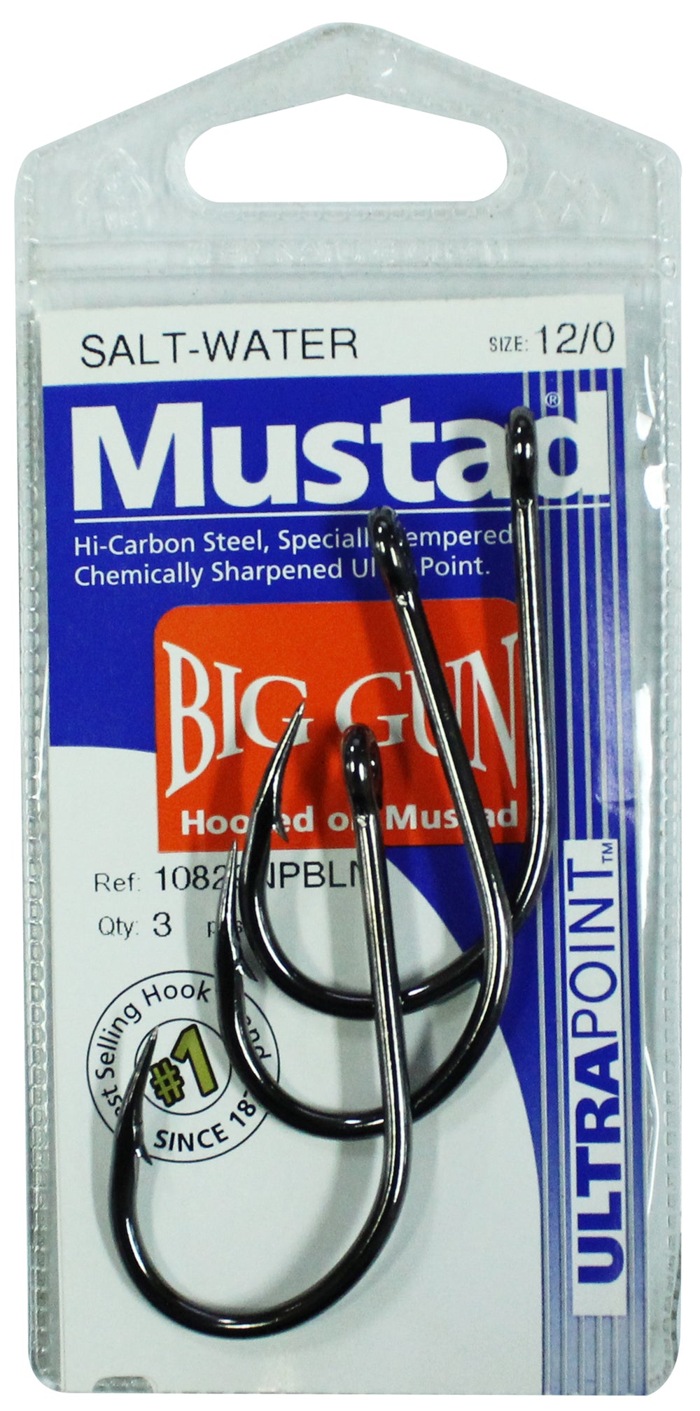 big gun fishing hooks Mustad "Big Gun" Salt Water Hooks