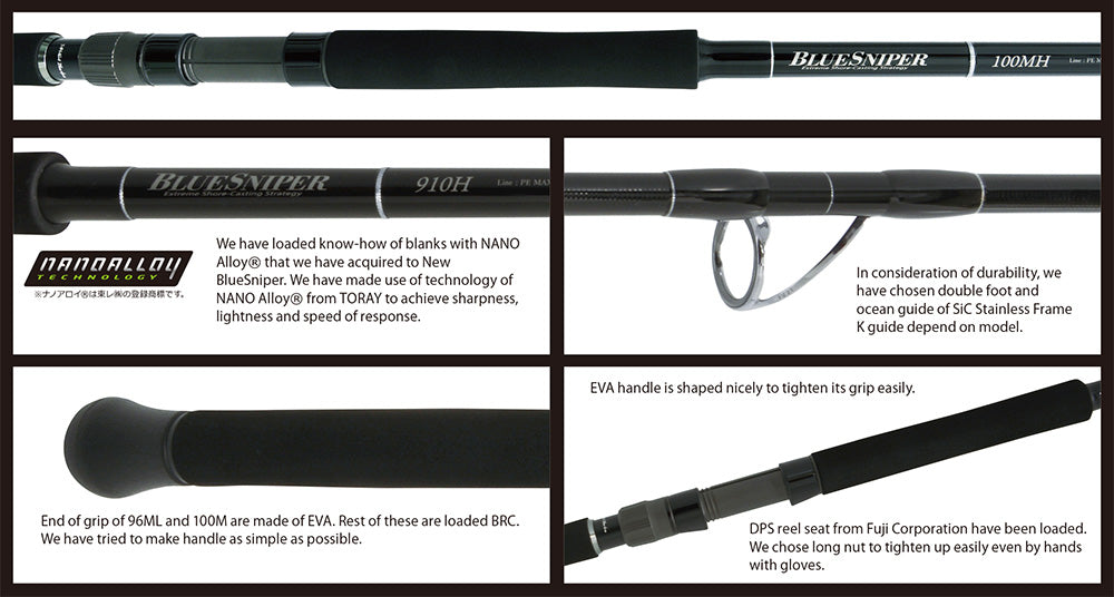 Yamaga Blanks Blue Sniper Shore Casting 100M – Isofishinglifestyle