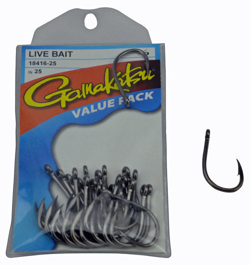 Gamakatsu Live Bait Hook (25pcs) – Isofishinglifestyle
