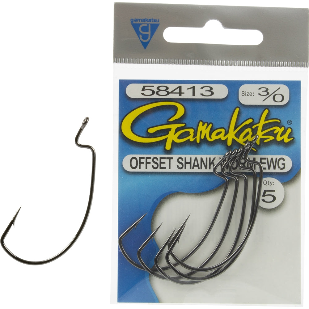 Gamakatsu Offset Shank Worm EWG, Hook